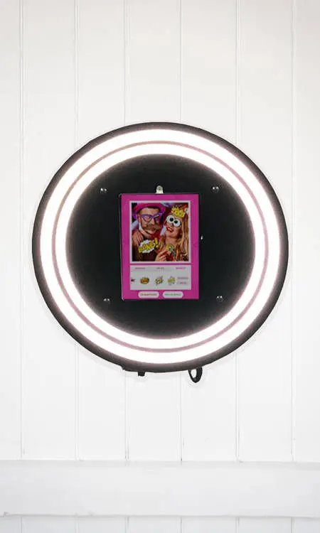 ring light photo booth