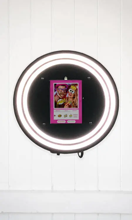 ring light photo booth